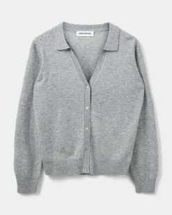 SKYLARSW CARDIGAN - Grey melange