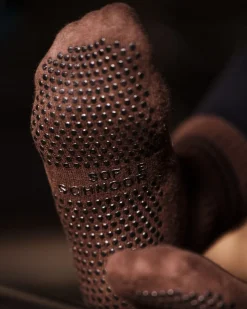 SoffiSPO Sock - Dark brown