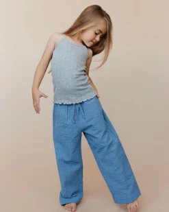 STORMSK TROUSERS - Blue-Black w Antique White