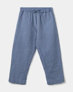 STORMSK TROUSERS - Blue-Black w Antique White