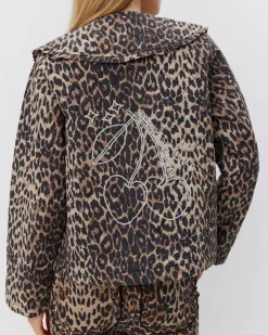 SVANASW JACKET - Leopard