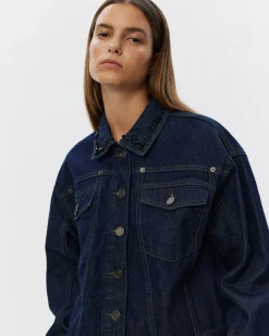 THOMASW JACKET - Dark denim blue