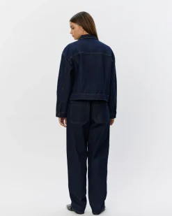 THOMASW JACKET - Dark denim blue