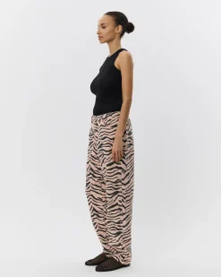 TOKYOSW ZEBRA JEANS - Light Rose