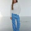 TOKYOSY TROUSERS - Light denim blue