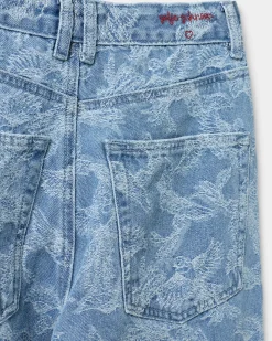 TOKYOSY TROUSERS - Light denim blue