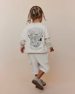 TUISSK SWEATSHIRT - Beige Melange