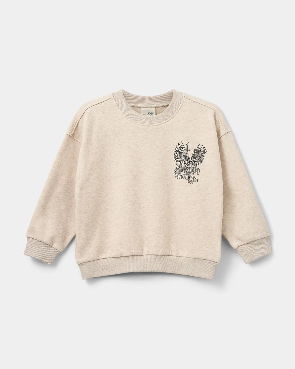 TUISSK SWEATSHIRT - Beige Melange