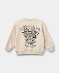 TUISSK SWEATSHIRT - Beige Melange