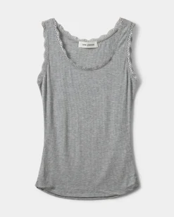 ULRIKKESW TOP - Grey mel