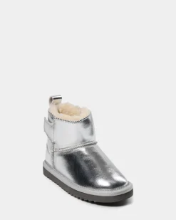 VALESK TEDDY BOOT - Silver