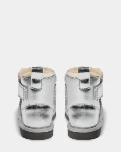 VALESK TEDDY BOOT - Silver