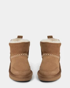 VALESK TEDDY BOOT - Tan