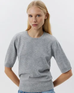 VIANASW KNIT - Grey melange