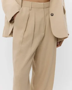 VICKISW TROUSERS - Nature