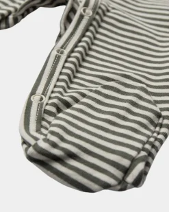 VIKASSB JUMPSUIT - Green striped