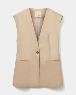 WALLISSW VEST - Nature