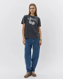 ZENASW T-SHIRT - Washed black