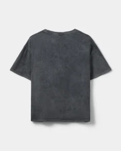 ZITASW T-SHIRT - Washed black