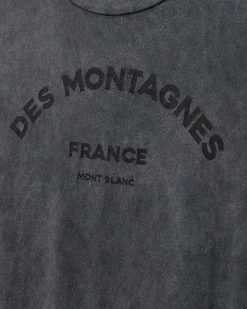 ZITASW T-SHIRT - Washed black