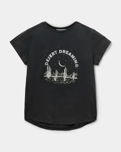 ZOEYSW T-SHIRT - Washed black