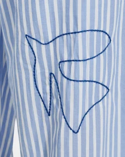 AbigaileSW Trousers - Blue striped