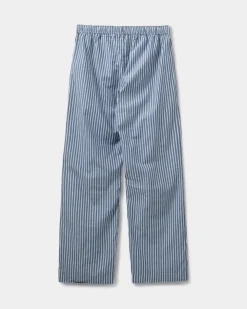ABIGAILESW TROUSERS - Blue striped