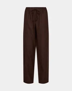 ABIGAILESW TROUSERS - Chocolate brown