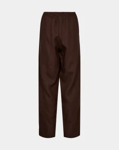 ABIGAILESW TROUSERS - Chocolate brown