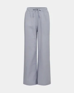 ABIGAILESY TROUSERS - Camel striped