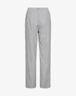 ABIGAILESY TROUSERS - Dark Blue striped