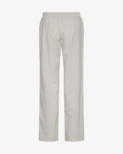 ABIGAILESY TROUSERS - Light Brown Striped