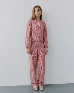 ABIGAILESY TROUSERS - Red