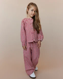 ABIGALESK TROUSERS - Red