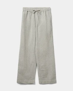 ABIGALESY TROUSERS - Antique White w Beige