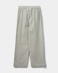 ABIGALESY TROUSERS - Antique White w Beige
