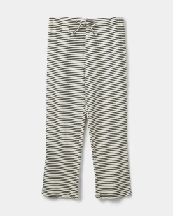ABIGALESY TROUSERS - Black striped