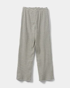 ABIGALESY TROUSERS - Black striped