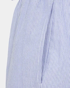ABIGALESY TROUSERS - Blue striped