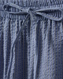 ABIGALESY TROUSERS - Blue-Black w Antique White