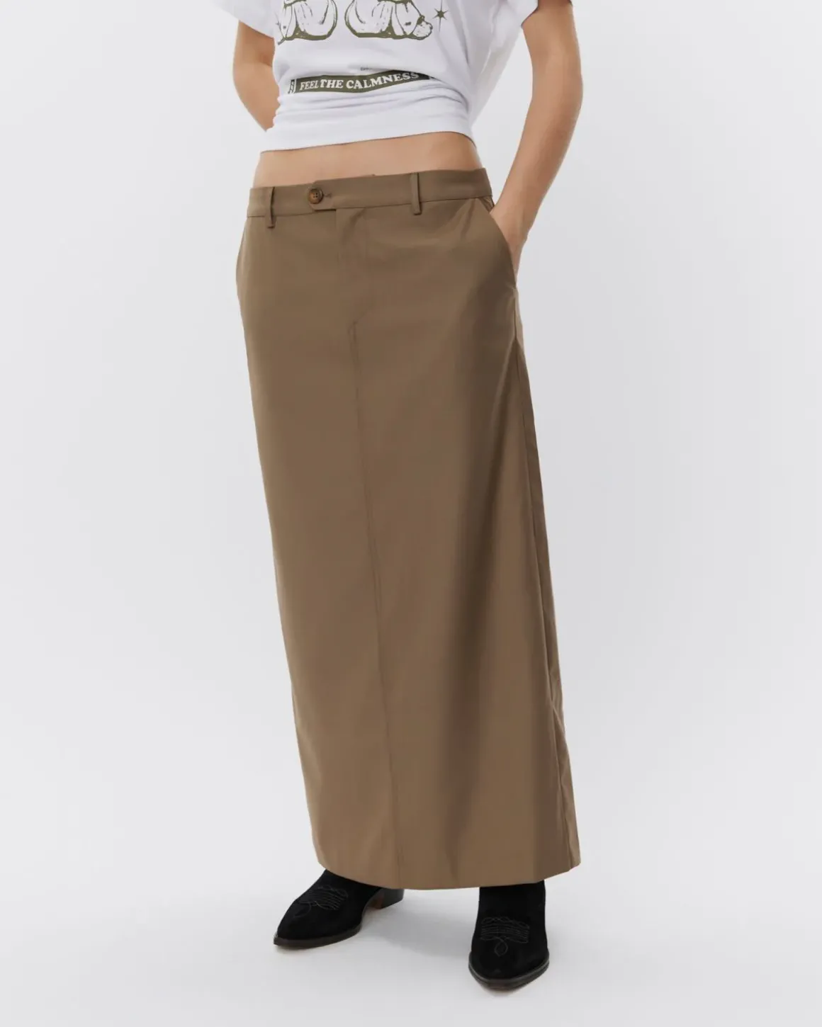 ACHAIASW SKIRT - Camel