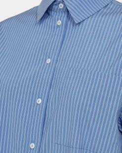ADALENESW SHIRT - Blue striped