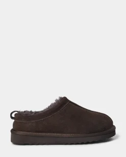 ADELENASY Slipper - Dark brown