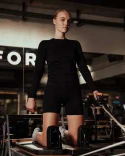 ADELINASW T-SHIRT LONG SLEEVE - Black