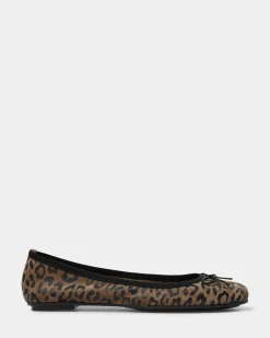 AgnesSY Ballerina - Light brown leopard