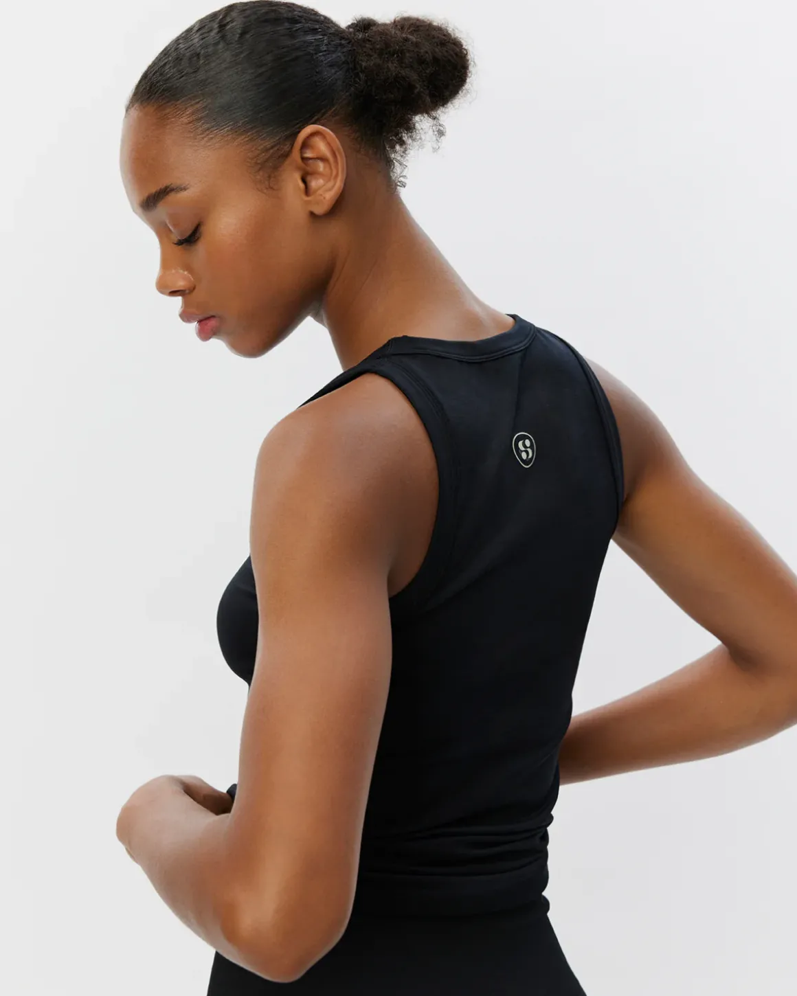 AHLEASPO TOP - Black