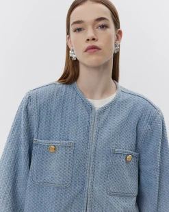 ALAJASW JACKET - Light blue