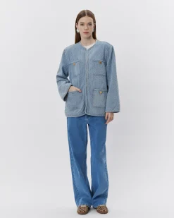 ALAJASW JACKET - Light blue