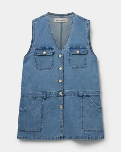 ALBERTINESW DRESS - Denim Blue