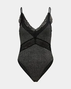 ALEEASW BODYSTOCKING - Black